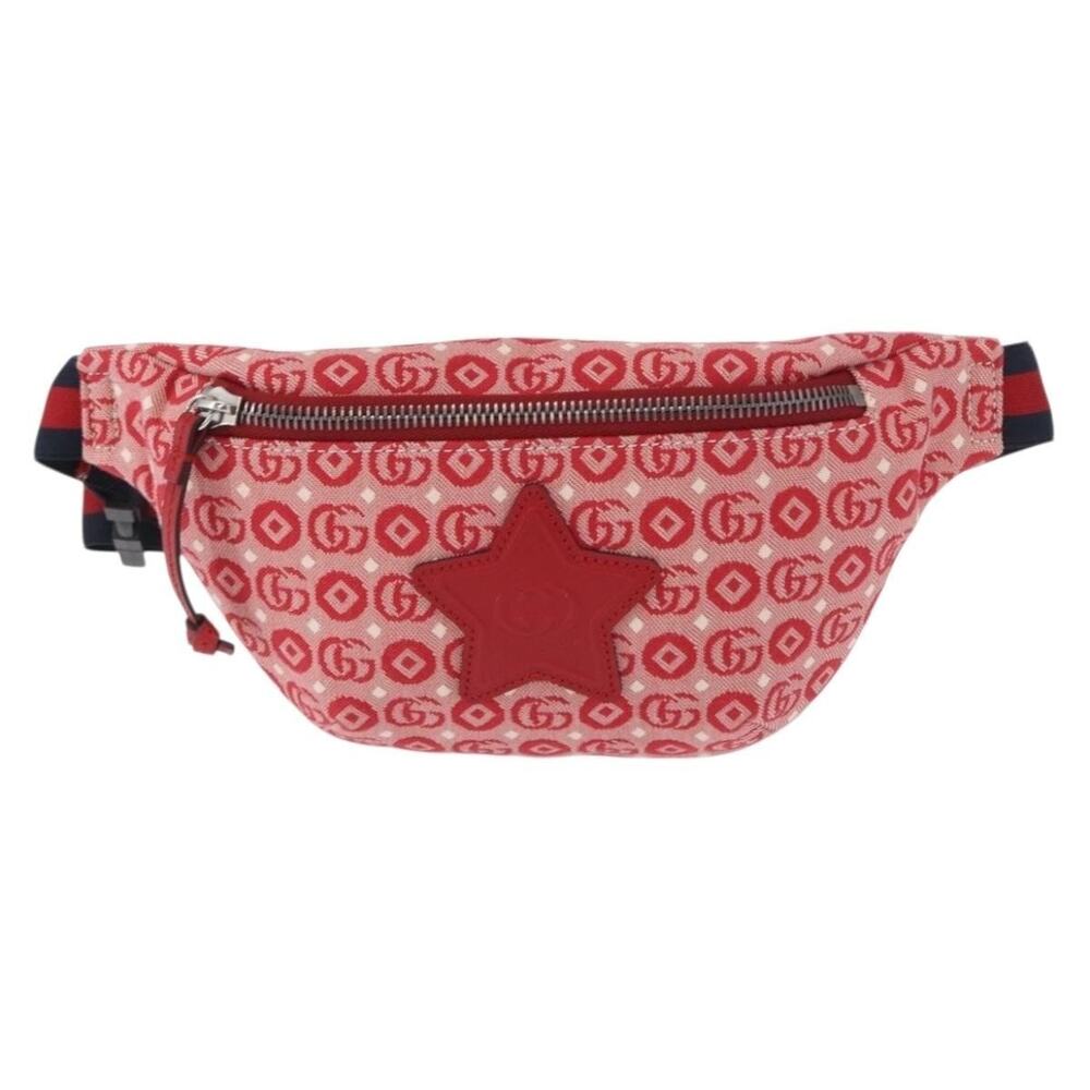 Gucci Children's Web Waist Bag Red